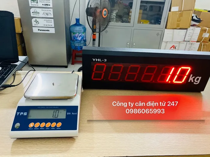 Bộ cân phân tích DS2002 và bảng led YHL3